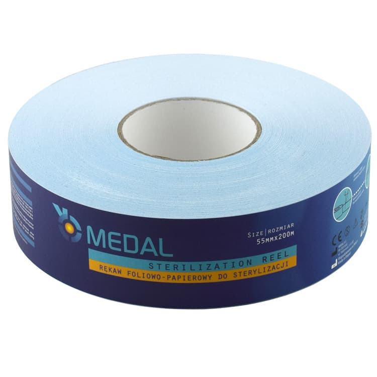 Sterilization roll 55mm x 200 meters – oficiali Falcon Medical produkto nuotrauka