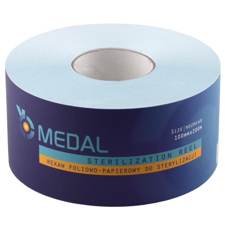 Sterilization roll 100mm x 200 meters – oficiali Falcon Medical produkto nuotrauka