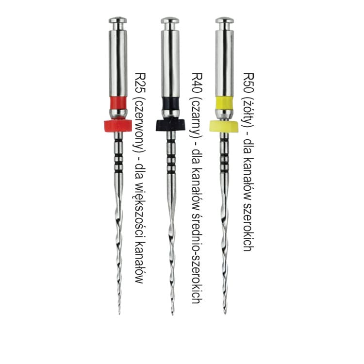 V Series Reciproc rotary file Niti 25mm (6 pieces) – oficiali Falcon Medical produkto nuotrauka