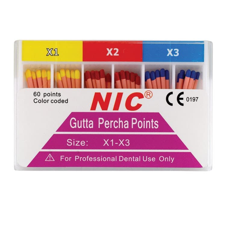 ProNext Gutta Percha sizes X3 (Pack of 60 pieces) – oficiali Falcon Medical produkto nuotrauka