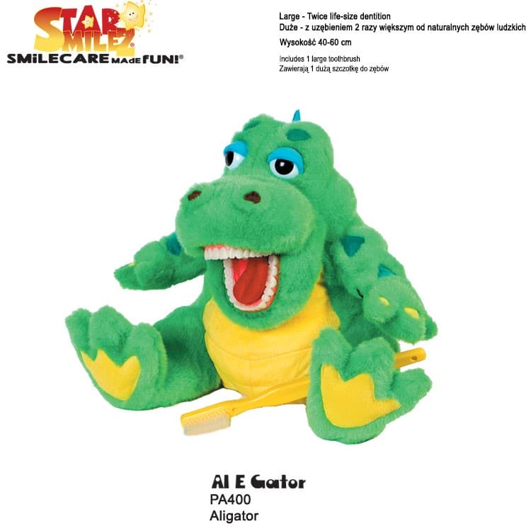 Star-Smilez regular Al E. Gator – oficiali Falcon Medical produkto nuotrauka