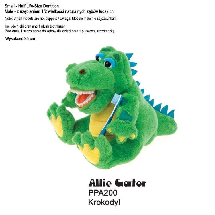 Star-Smilez Small Allie Z Gator – oficiali Falcon Medical produkto nuotrauka