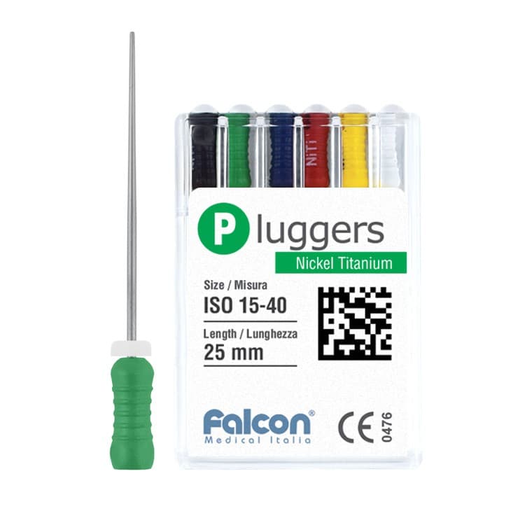 NiTi Pluggers 21mm (6 pieces) – oficiali Falcon Medical produkto nuotrauka