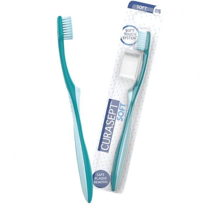 Szczoteczka do zębów Curasept soft 015 – oficiali Falcon Medical produkto nuotrauka