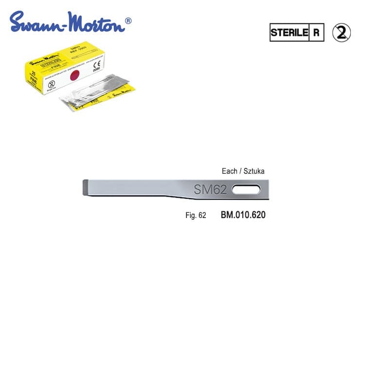Scalpel blade micro fig. 62 – oficiali Falcon Medical produkto nuotrauka