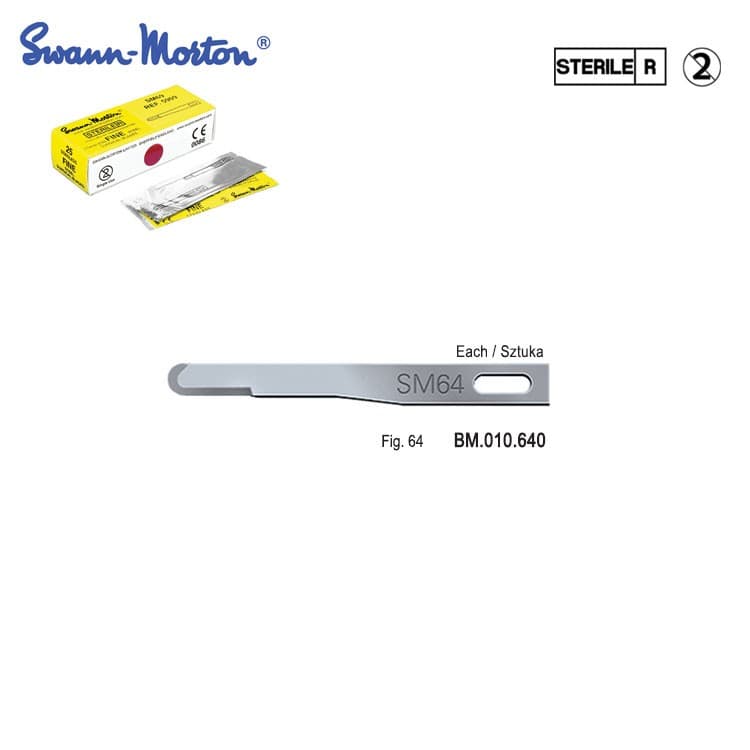 Scalpel blade micro fig. 64 – oficiali Falcon Medical produkto nuotrauka