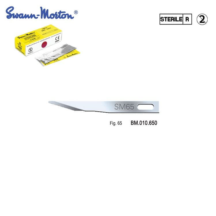 Scalpel blade micro fig. 65 – oficiali Falcon Medical produkto nuotrauka
