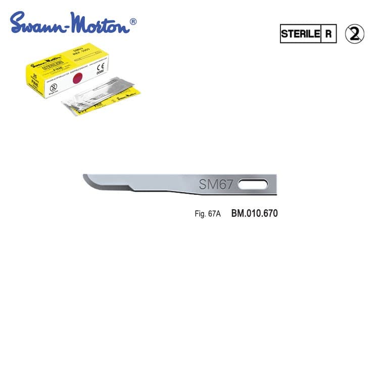 Scalpel blade micro mini fig. 67 – oficiali Falcon Medical produkto nuotrauka