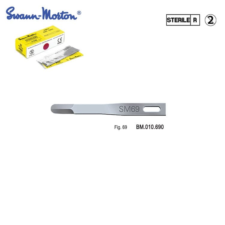 Scalpel blade micro fig. 69 – oficiali Falcon Medical produkto nuotrauka