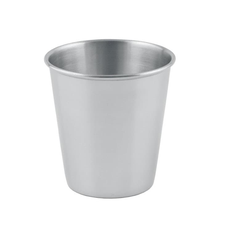Metal re-usable cup ø 77x80mm, 180ml – oficiali Falcon Medical produkto nuotrauka
