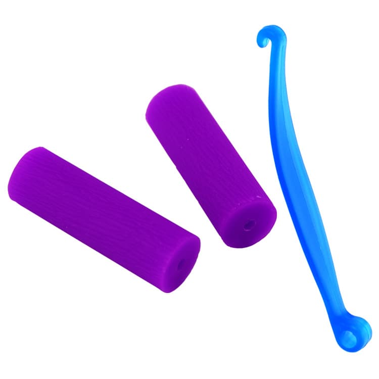 Retainer seater purple 2 pieces + retainer retriever in case – oficiali Falcon Medical produkto nuotrauka