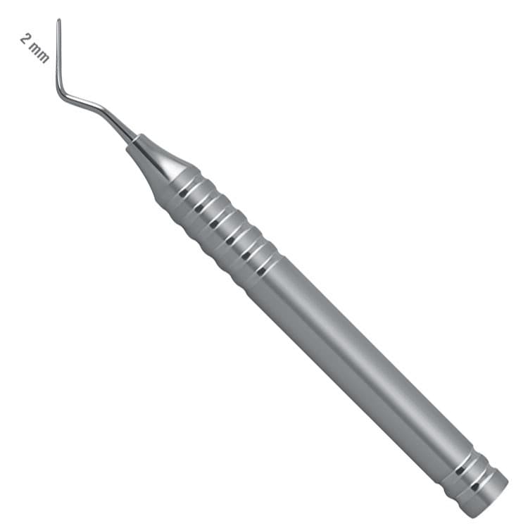 NiTi Periotome flexible contra angle 2mm fig. 8 – oficiali Falcon Medical produkto nuotrauka