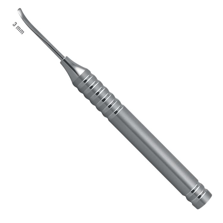 NiTi Periotome flexible curved 3mm, fig. 4 – oficiali Falcon Medical produkto nuotrauka