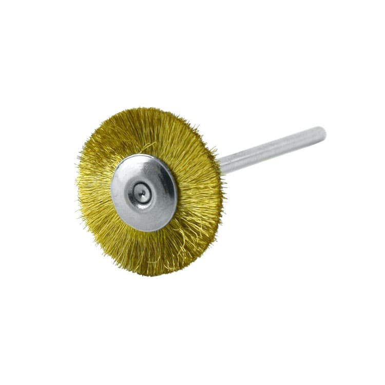 Mounted wheel polisher brass wire fine Ø 21mm – oficiali Falcon Medical produkto nuotrauka