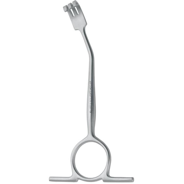 Hak Williger 3-zębny tępy lewy 130mm – oficiali Falcon Medical produkto nuotrauka