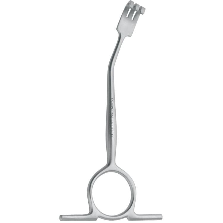 Hak Williger 3-zębny tępy prawy 130mm – oficiali Falcon Medical produkto nuotrauka