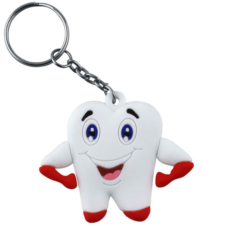Dental key rings smiling tooth shape 4 – oficiali Falcon Medical produkto nuotrauka