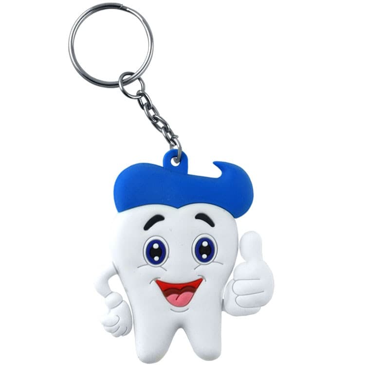 Dental key rings smiling tooth shape 3 – oficiali Falcon Medical produkto nuotrauka