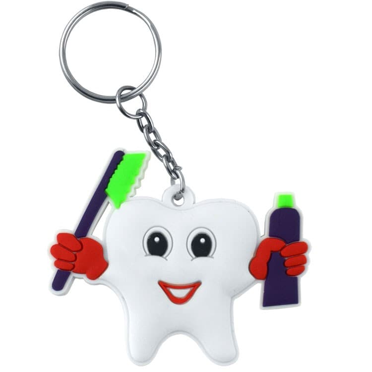 Dental key rings smiling tooth shape 2 – oficiali Falcon Medical produkto nuotrauka