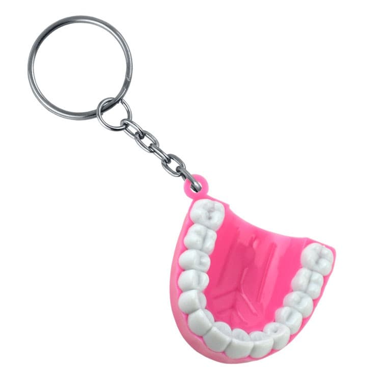 Tooth shape dental keychain pink – oficiali Falcon Medical produkto nuotrauka