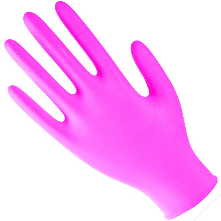 Nitrile gloves Effect Pink + powder free size S (box of 100 gloves) – oficiali Falcon Medical produkto nuotrauka