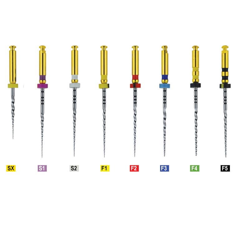 U rotary file Niti 21mm (6 pieces) – oficiali Falcon Medical produkto nuotrauka