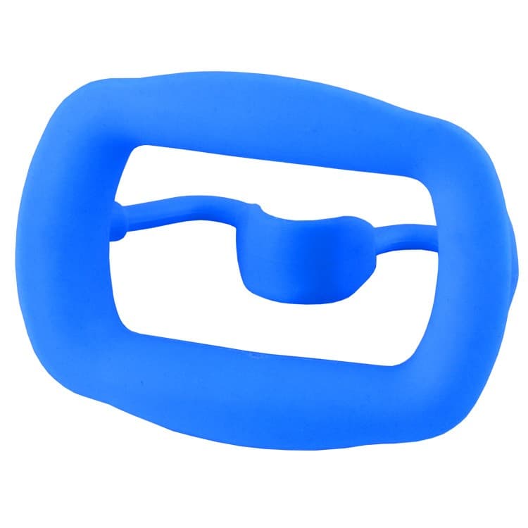 Silicone mouth opener with tongue blocker blue – oficiali Falcon Medical produkto nuotrauka