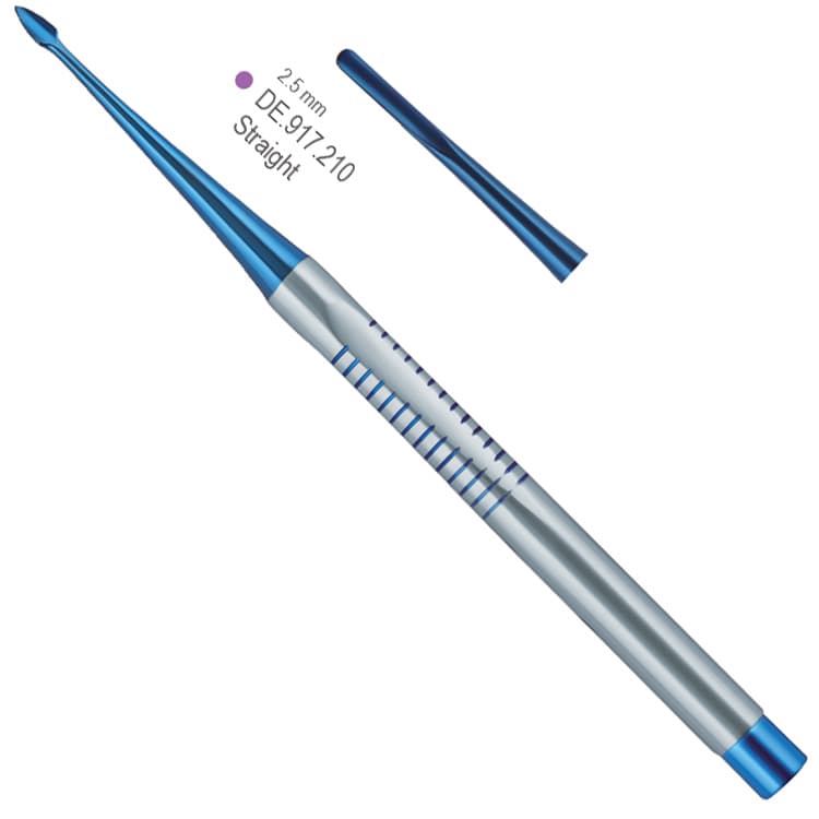 PDL mini elevators straight 2.5mm (Pink) – oficiali Falcon Medical produkto nuotrauka