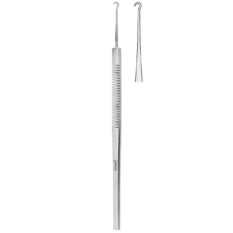 Hook Graefe blunt 160mm – oficiali Falcon Medical produkto nuotrauka