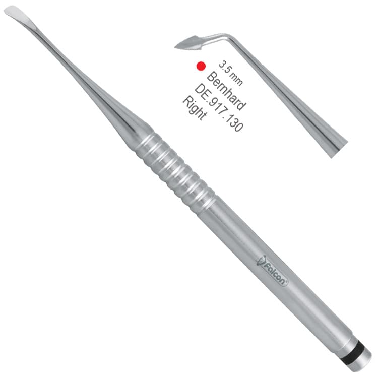 Luxating hybrid Bernhard right 3.5mm (Red) – oficiali Falcon Medical produkto nuotrauka
