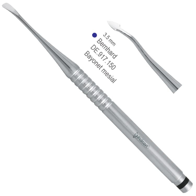 Luxating hybrid Bernhard bayonet external 3.5mm (Blue) – oficiali Falcon Medical produkto nuotrauka