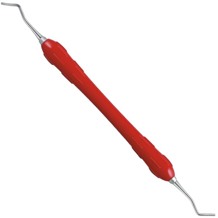 Easy-Color Excavator spoon 1.5mm, fig. 533/534 (Red) – oficiali Falcon Medical produkto nuotrauka