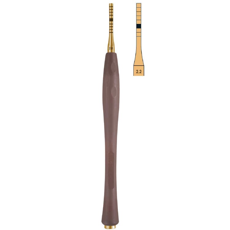 Century-Line Sinus osteotome concave straight 2.2mm – oficiali Falcon Medical produkto nuotrauka