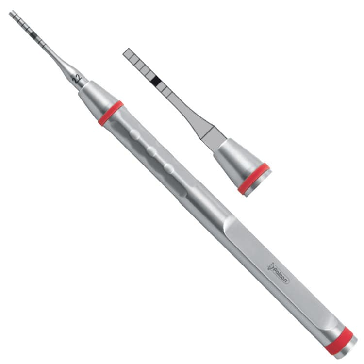 Sinus osteotome concave Straight 2.2mm – oficiali Falcon Medical produkto nuotrauka