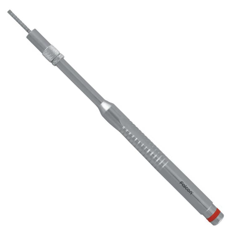 Ergo-Form Sinus osteotome with stop concave straight 2.2mm (Red) – oficiali Falcon Medical produkto nuotrauka