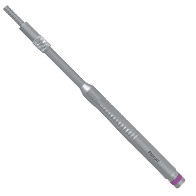 Ergo-Form Sinus osteotome with stop concave straight 4.2mm (Purple) – oficiali Falcon Medical produkto nuotrauka