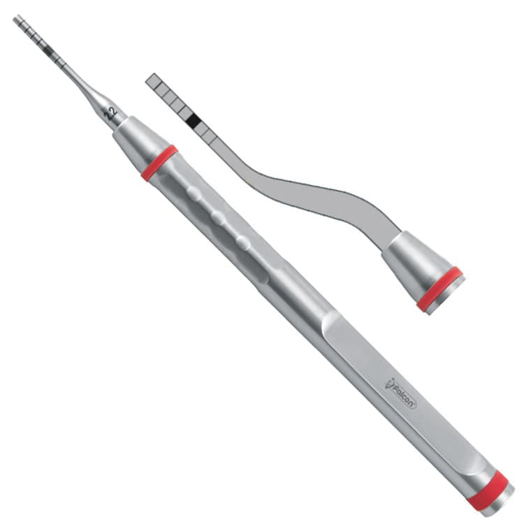 Sinus osteotome concave Bayonet 2.2mm – oficiali Falcon Medical produkto nuotrauka