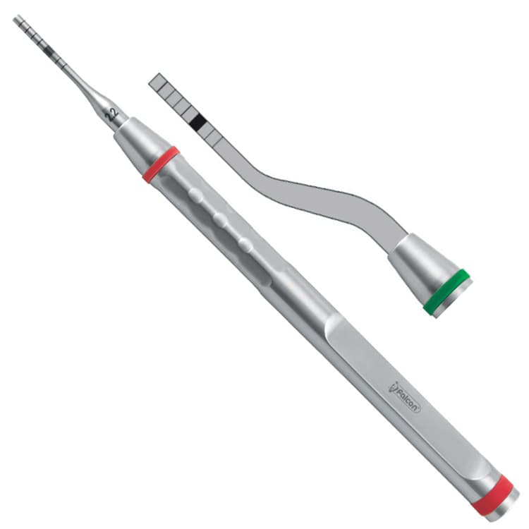 Sinus osteotome concave Bayonet 2.8mm – oficiali Falcon Medical produkto nuotrauka