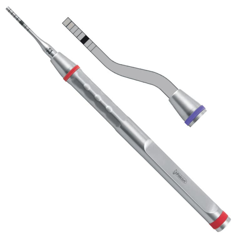 Sinus osteotome concave Bayonet 3.5mm – oficiali Falcon Medical produkto nuotrauka