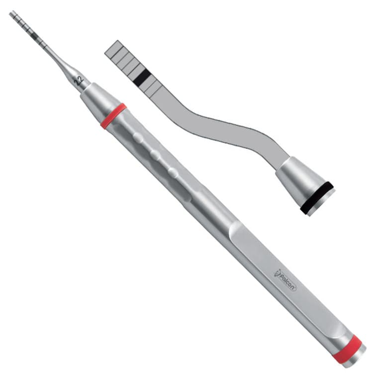 Sinus osteotome concave Bayonet 4.8mm – oficiali Falcon Medical produkto nuotrauka