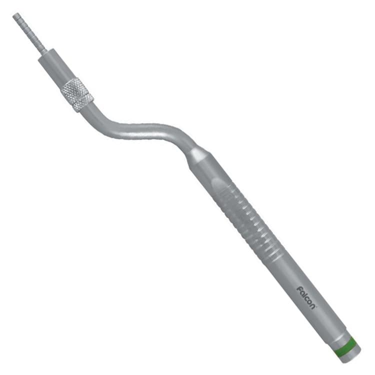 Ergo-Form Sinus osteotome with stop concave bayonet 2.8mm (Green) – oficiali Falcon Medical produkto nuotrauka