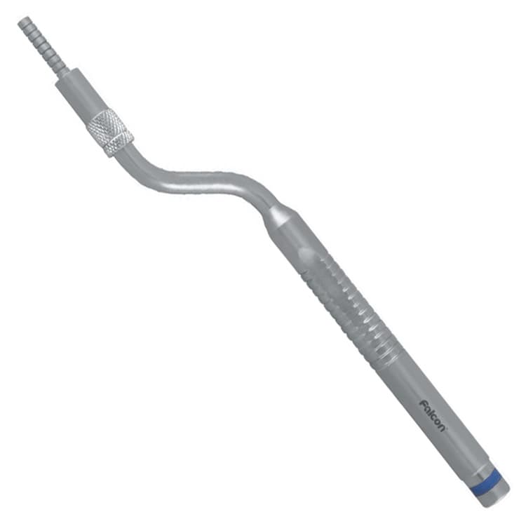 Ergo-Form Sinus osteotome with stop concave bayonet 3.5mm (Blue) – oficiali Falcon Medical produkto nuotrauka