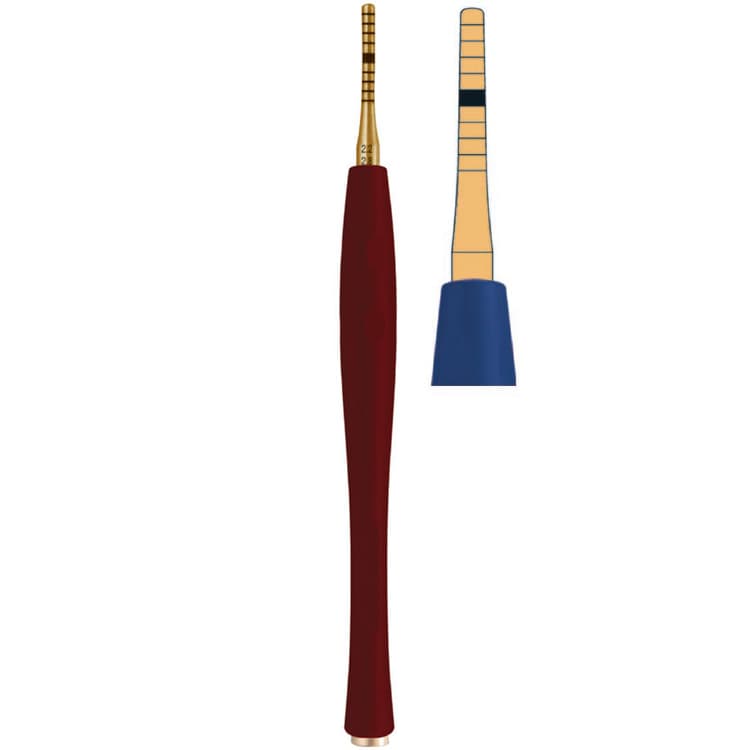 Century-Line Condensing Osteotome, straight 2.8-3.5 mm (Blue) – oficiali Falcon Medical produkto nuotrauka