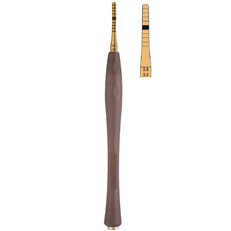 Century-Line Condensing Osteotome, straight 2.8-3.5 mm – oficiali Falcon Medical produkto nuotrauka