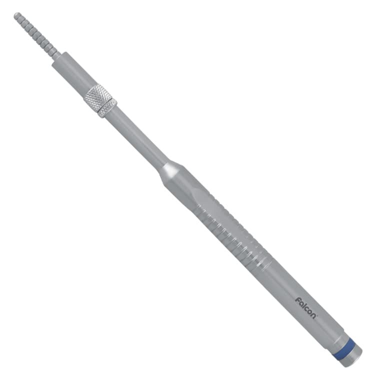 Ergo-Form Condensing Osteotome with stop, straight 2.8-3.5 mm (Blue) – oficiali Falcon Medical produkto nuotrauka