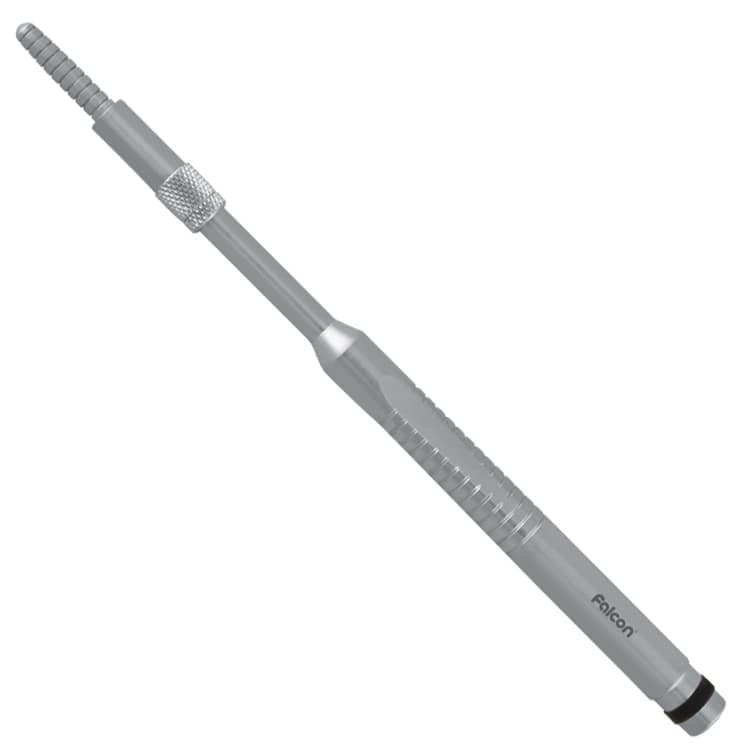 Ergo-Form Condensing Osteotome with stop, straight 4.2-4.8 mm (Black) – oficiali Falcon Medical produkto nuotrauka