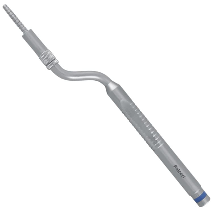 Ergo-Form Condensing Osteotome with stop, bayonet 2.8-3.5 mm (Blue) – oficiali Falcon Medical produkto nuotrauka