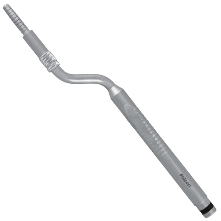 Ergo-Form Condensing Osteotome with stop, bayonet 4.2-4.8 mm (Black) – oficiali Falcon Medical produkto nuotrauka