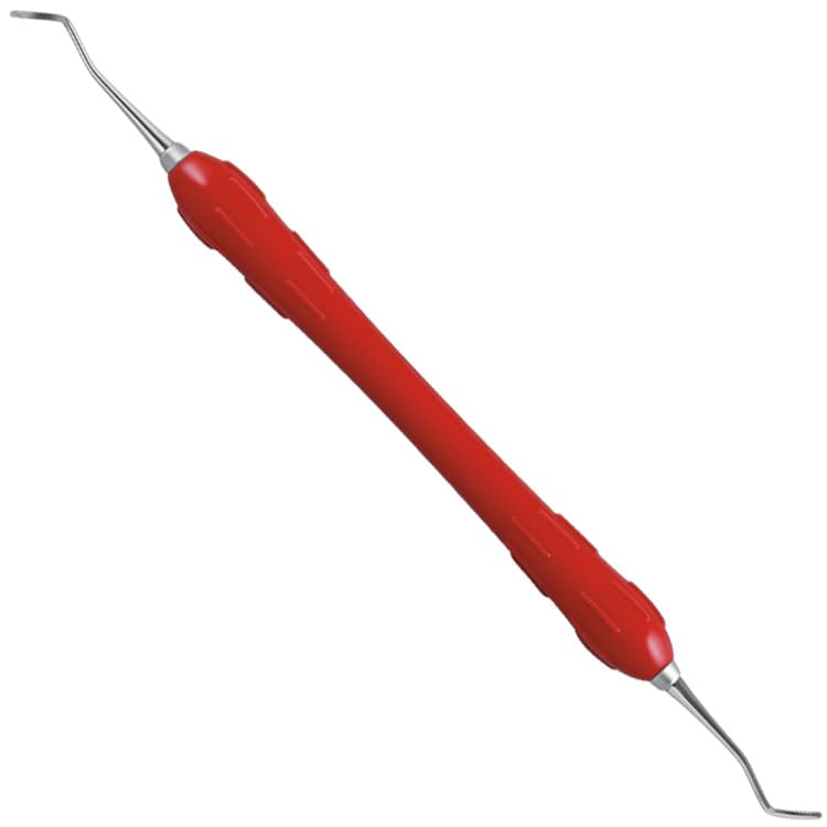 Easy-Color Excavator spoon 1.0mm, fig. 522/523 (Red) – oficiali Falcon Medical produkto nuotrauka