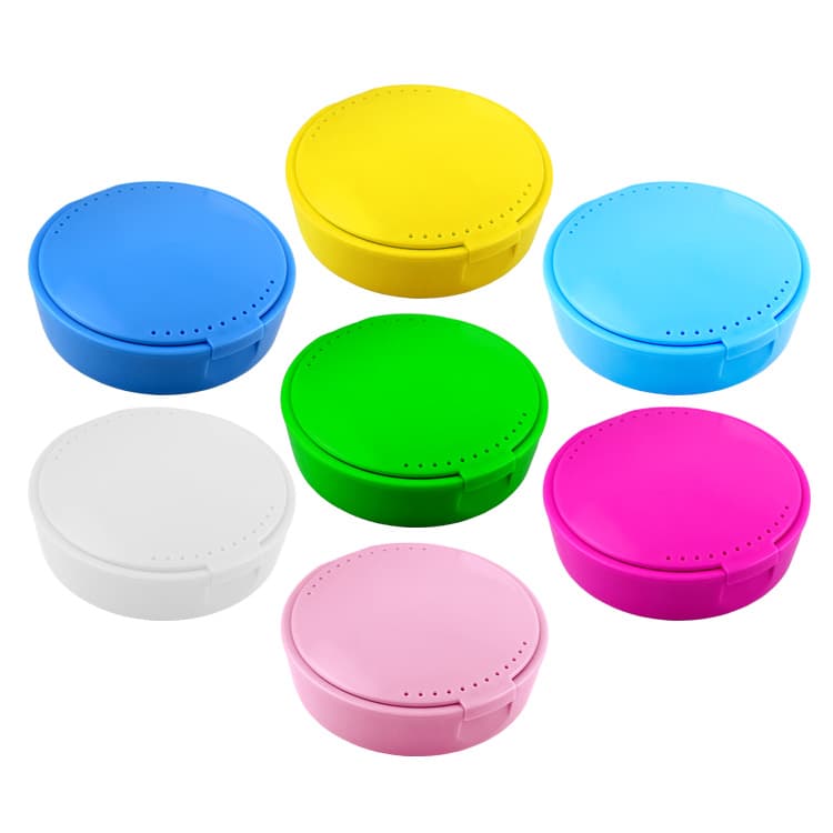 Retainer cases with mirror midi assorted (10 pieces) – oficiali Falcon Medical produkto nuotrauka